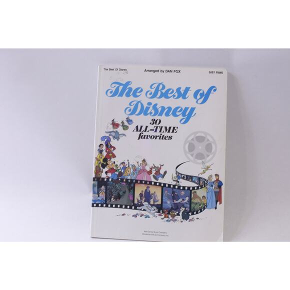 The Best of Disney, 30 All-Time Favorites, Easy Piano, Arranged by Dan Fox - Picture 1 of 5